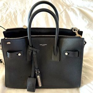YSL Sac De Jour small in black. gently used